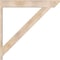 Ekena Millwork Traditional Slat Smooth Outlooker, Douglas Fir, 7 1/2"W x 48"D x 48"H OUT08X48X48TRA06SDF - alternate 3